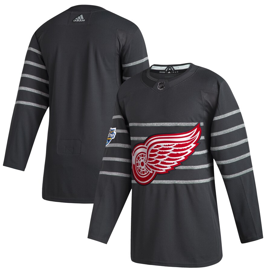Men Detroit Red Wings Adidas Gray 2020 NHL All Star Game Authentic Jersey->detroit red wings->NHL Jersey